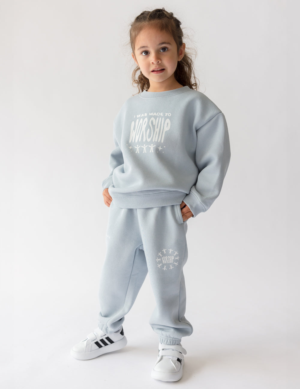 Elevated Faith Made To Worship Kids Crewneck - AVBL MRKT (6)