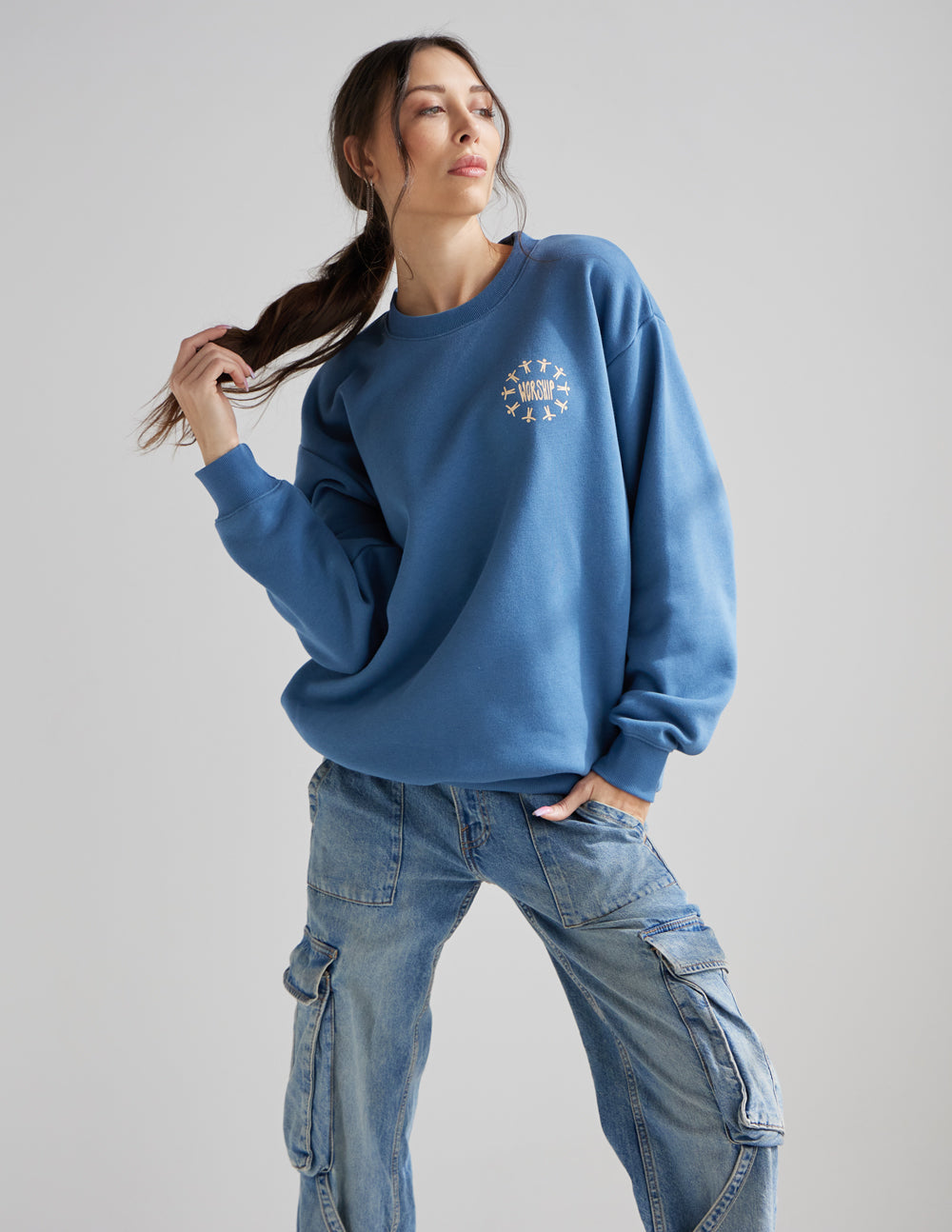 Elevated Faith Made to Worship Unisex Crewneck - AVBL MRKT (2)