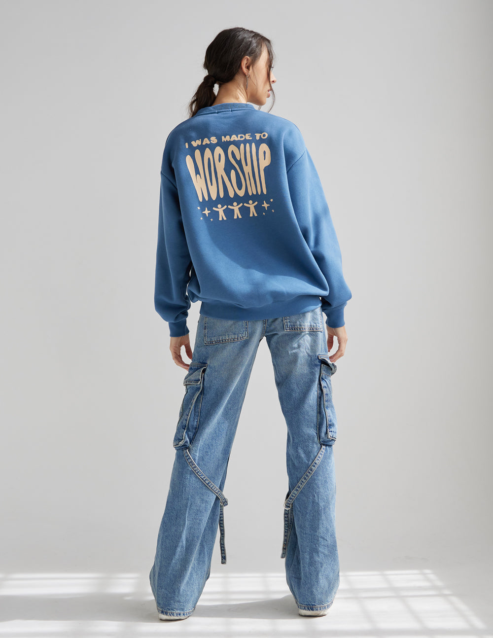 Elevated Faith Made to Worship Unisex Crewneck - AVBL MRKT (3)