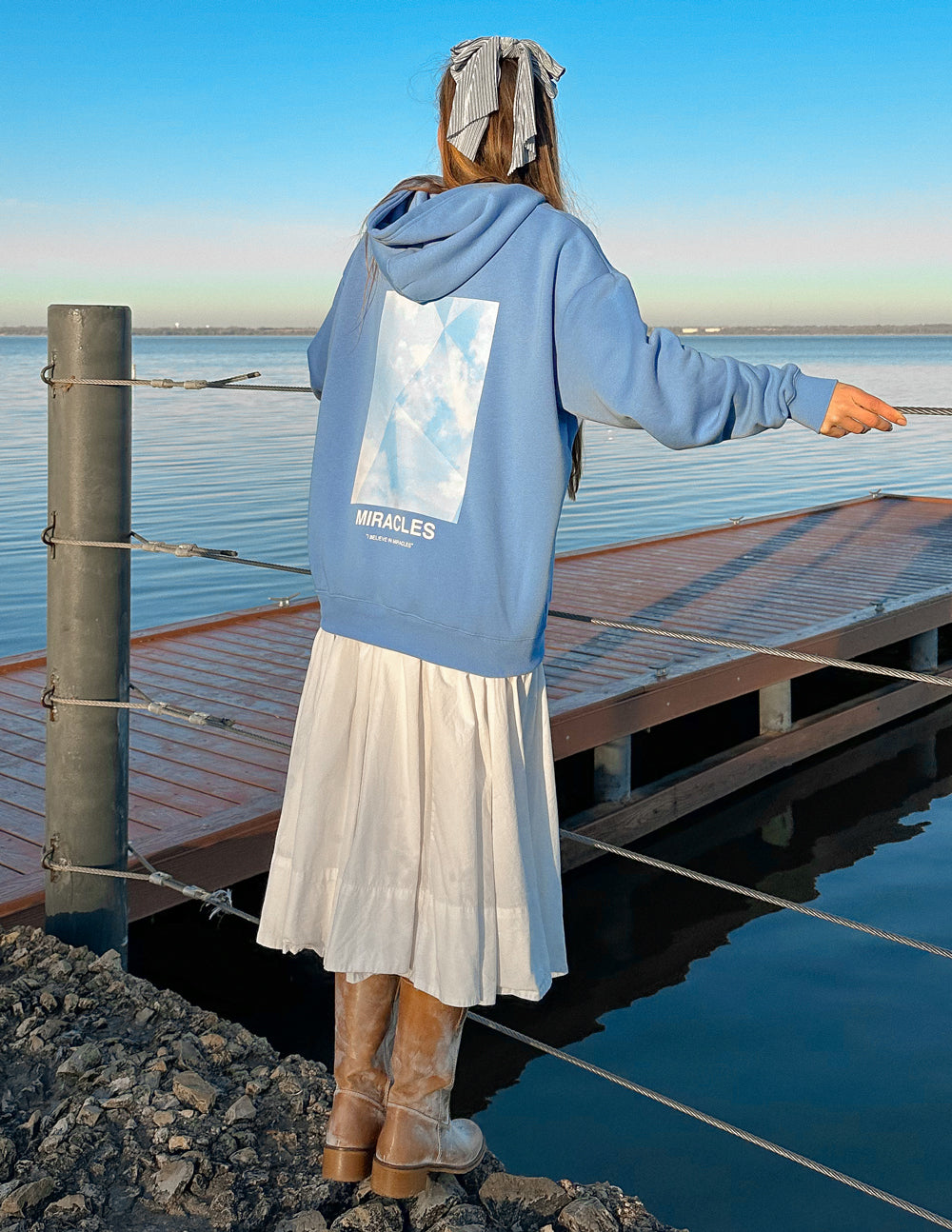 Elevated Faith Miracles Blue Unisex Hoodie - AVBL MRKT (10)