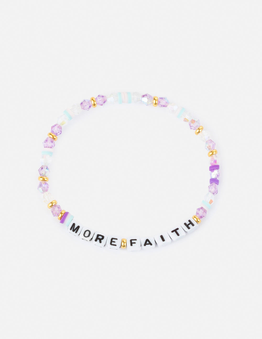 Elevated Faith More Faith Letter Bracelet - AVBL MRKT (1)