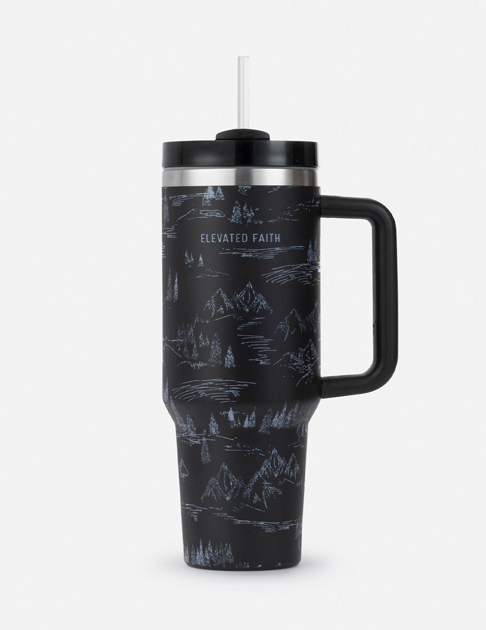 Elevated Faith Mountainscape 40 oz Tumbler - AVBL MRKT (1)