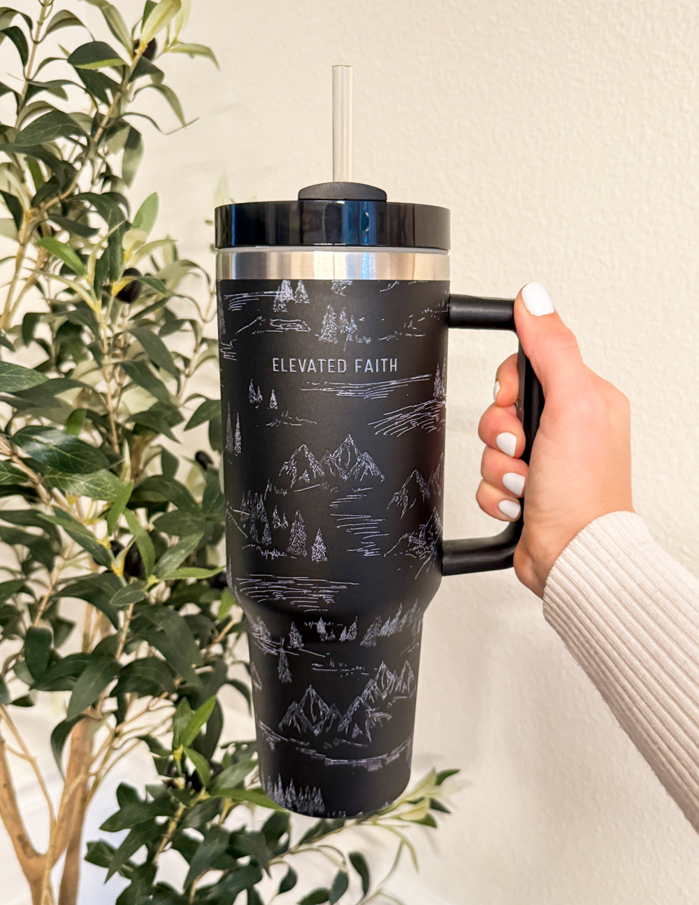 Elevated Faith Mountainscape 40 oz Tumbler - AVBL MRKT (3)