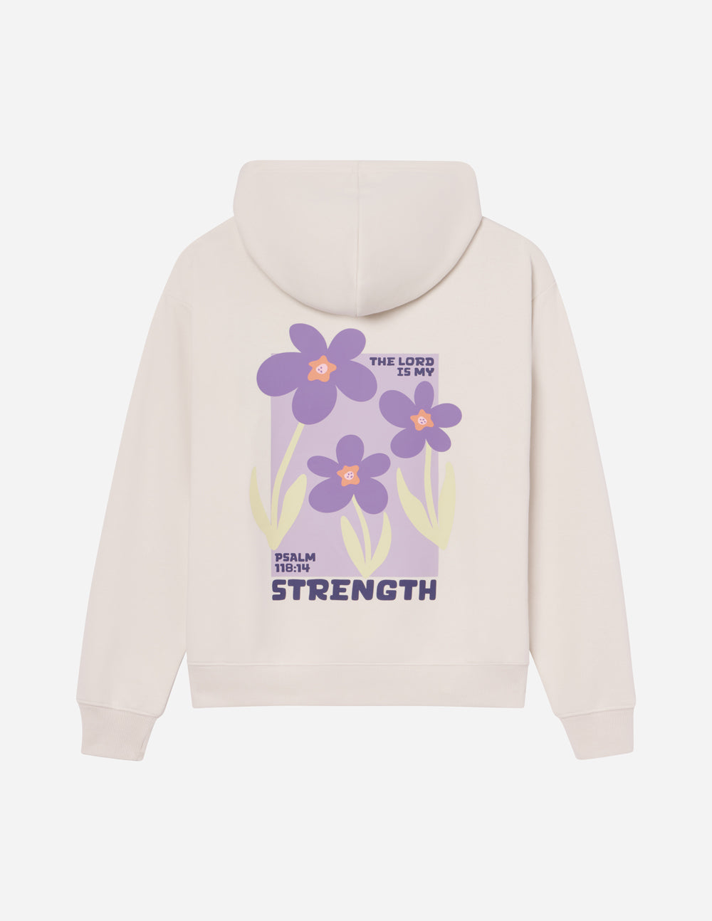 Elevated Faith My Strength Floral Unisex Hoodie - AVBL MRKT (1)