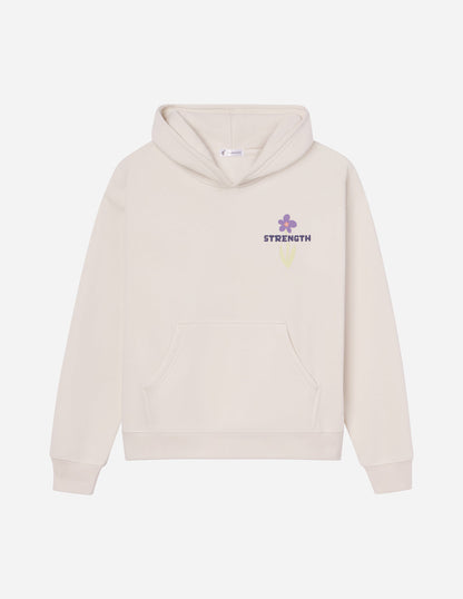 Elevated Faith My Strength Floral Unisex Hoodie - AVBL MRKT (2)
