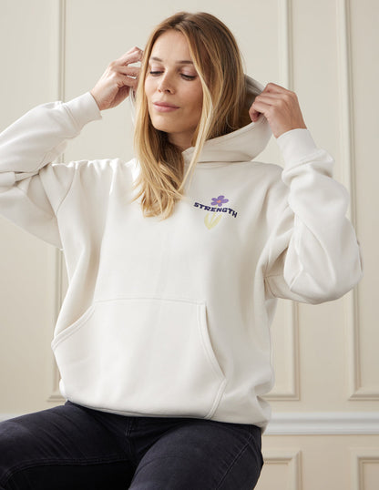 Elevated Faith My Strength Floral Unisex Hoodie - AVBL MRKT (7)