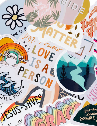 Elevated Faith Mystery Sticker - AVBL MRKT (2)