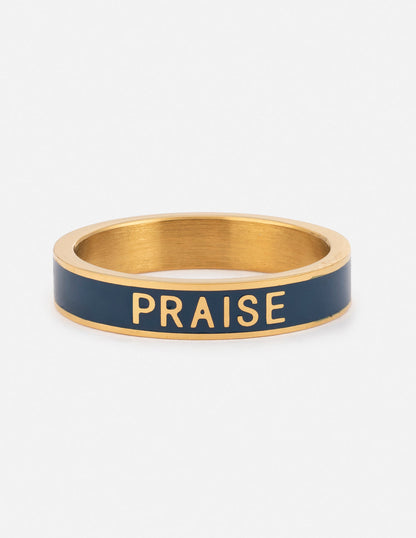 Elevated Faith Navy Enamel Praise Ring - AVBL MRKT (1)