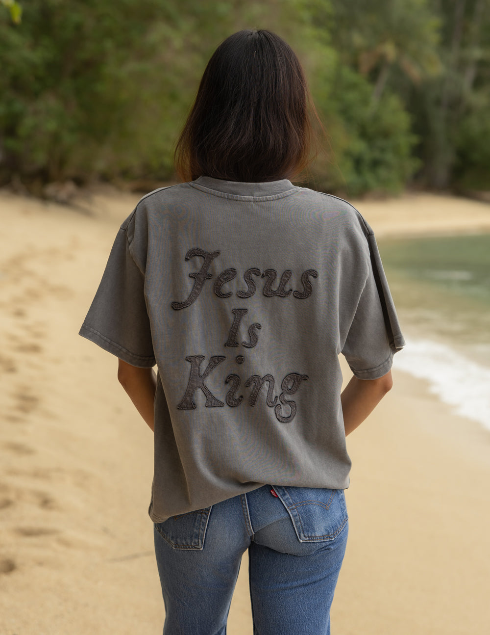 Elevated Faith Not Sorry Jesus Is King Heavyweight Tee - AVBL MRKT (1)