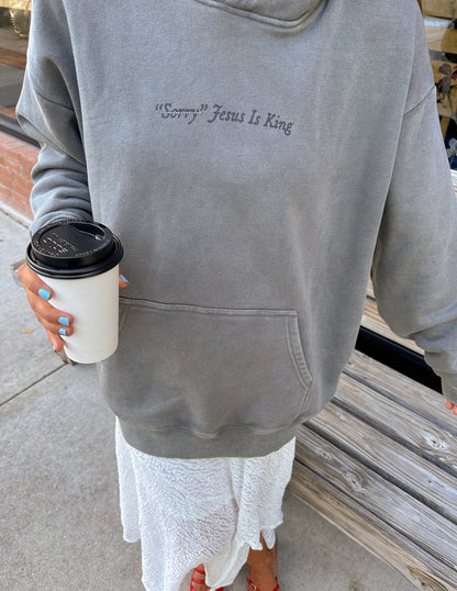 Elevated Faith Not Sorry Jesus Is King Unisex Hoodie - AVBL MRKT (12)