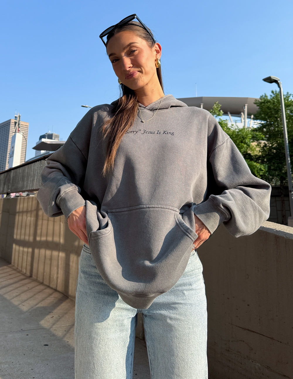 Elevated Faith Not Sorry Jesus Is King Unisex Hoodie - AVBL MRKT (4)