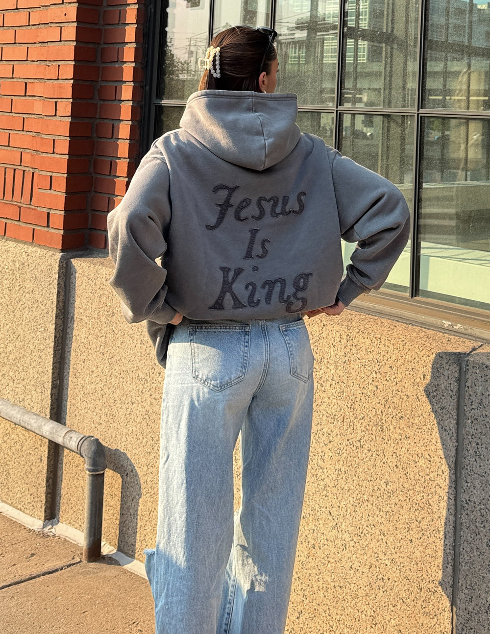 Elevated Faith Not Sorry Jesus Is King Unisex Hoodie - AVBL MRKT (5)