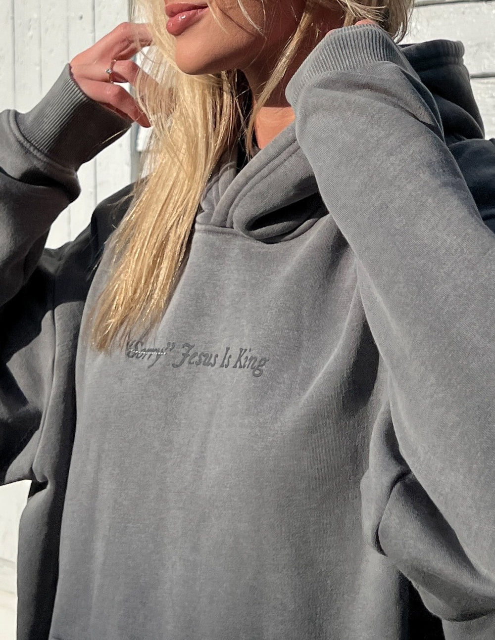 Elevated Faith Not Sorry Jesus Is King Unisex Hoodie - AVBL MRKT (7)