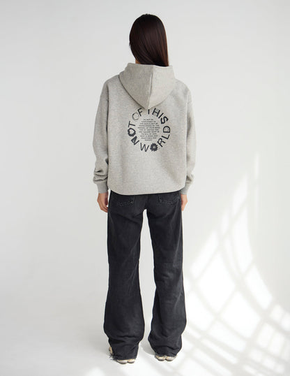 Elevated Faith Not of This World Beige Unisex Hoodie - AVBL MRKT (4)