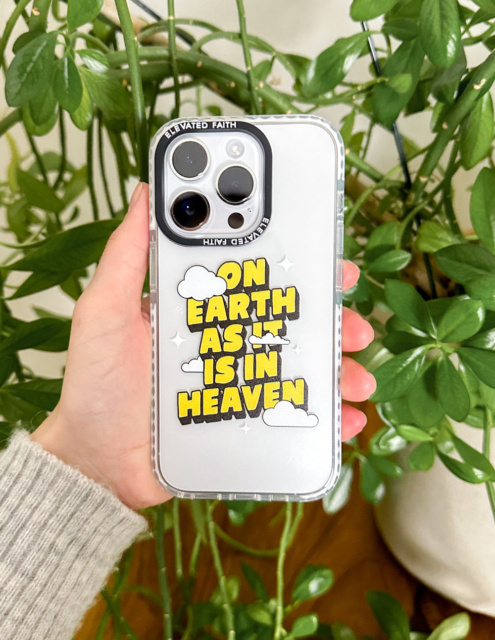 Elevated Faith On Earth as it is in Heaven Phone Case - AVBL MRKT (4)