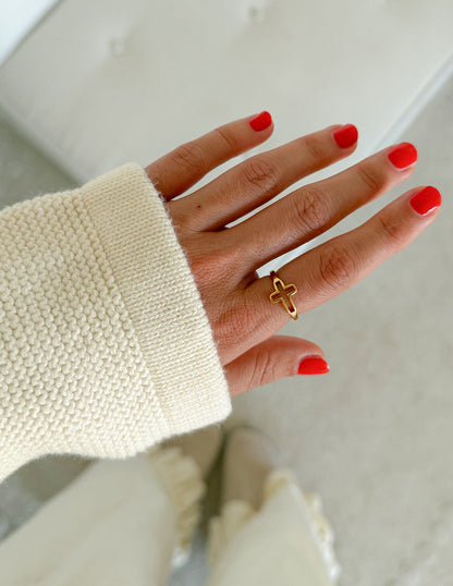 Elevated Faith Open Cross Ring - AVBL MRKT (5)