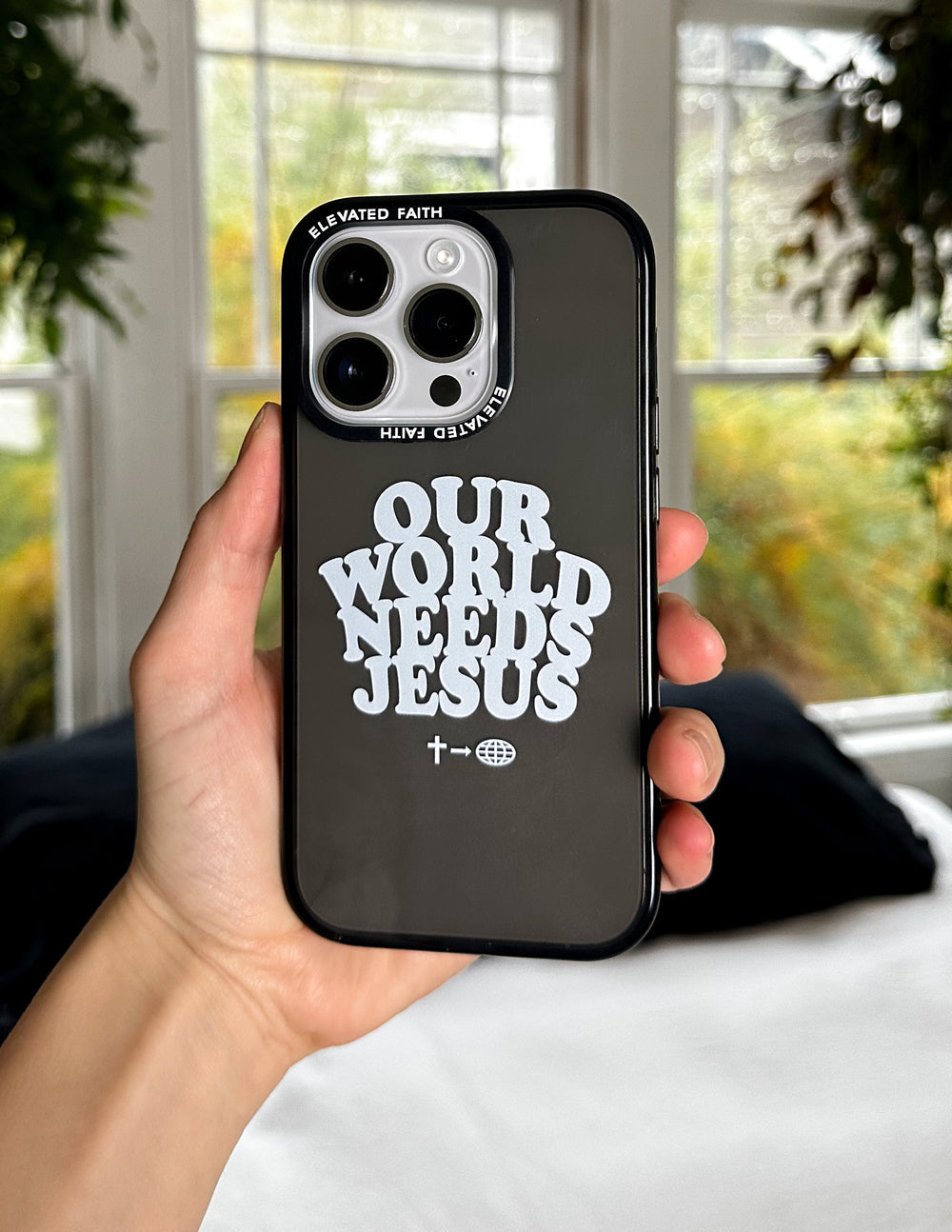 Elevated Faith Our World Needs Jesus Phone Case - AVBL MRKT (2)