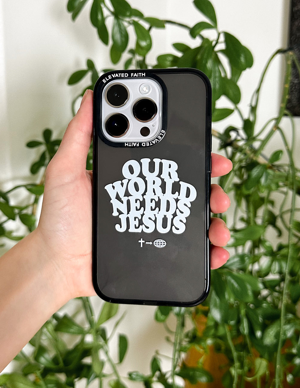 Elevated Faith Our World Needs Jesus Phone Case - AVBL MRKT (3)