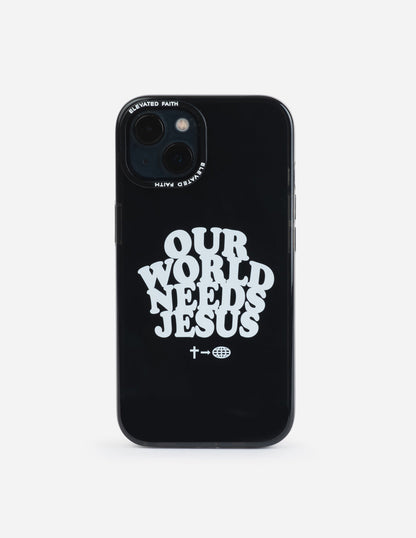 Elevated Faith Our World Needs Jesus Phone Case - AVBL MRKT (5)
