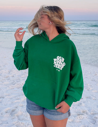 Elevated Faith Our World Needs Jesus Unisex Hoodie - AVBL MRKT (10)