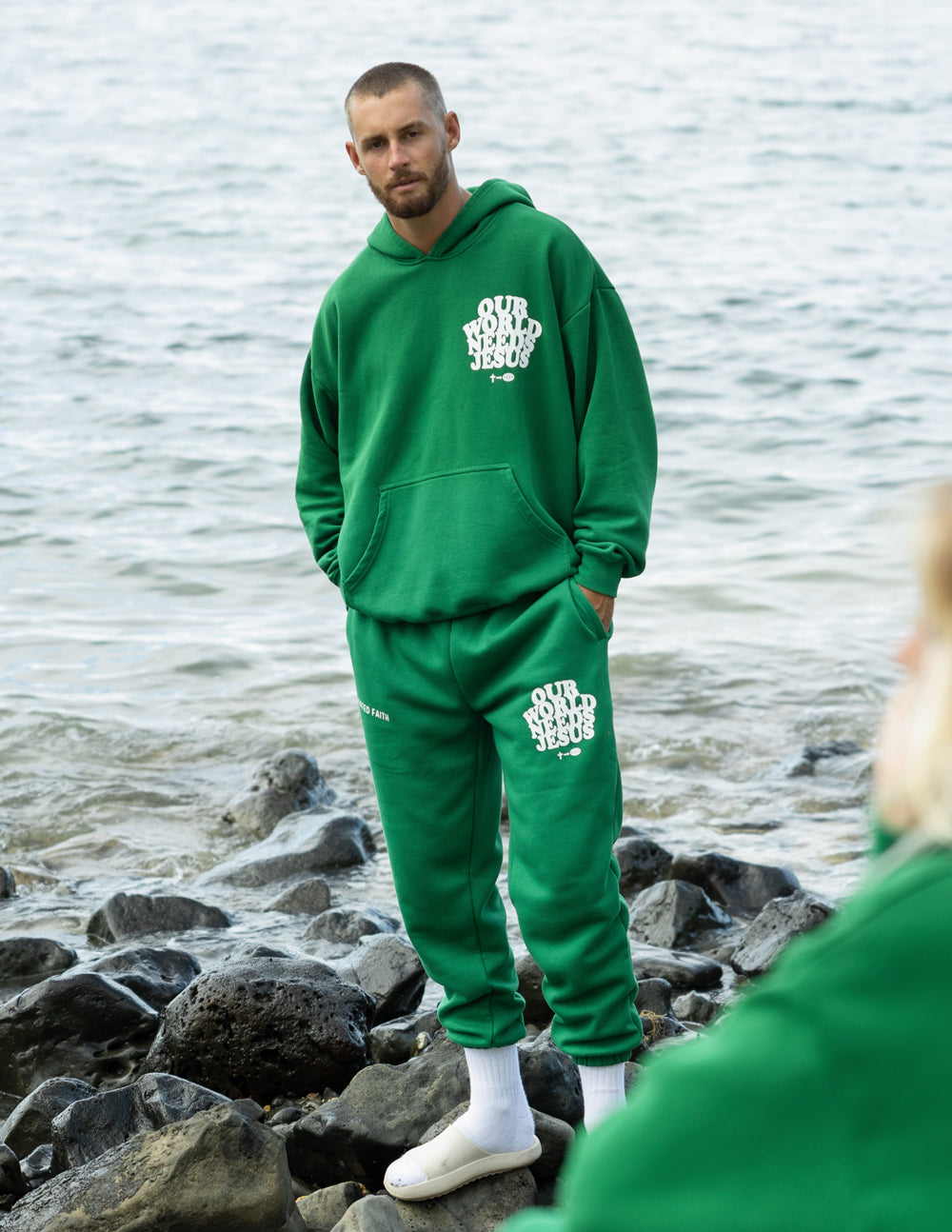 Elevated Faith Our World Needs Jesus Unisex Hoodie - AVBL MRKT (2)