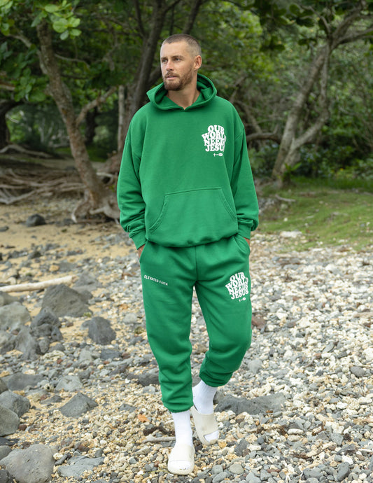 Elevated Faith Our World Needs Jesus Unisex Sweatpant - AVBL MRKT (1)
