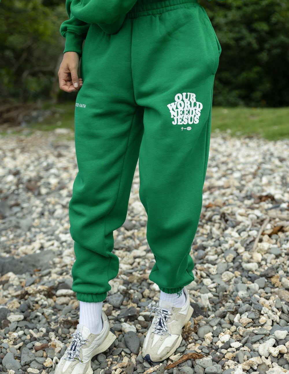 Elevated Faith Our World Needs Jesus Unisex Sweatpant - AVBL MRKT (4)