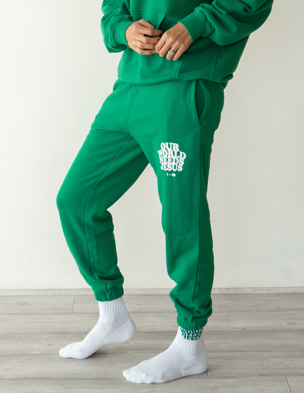 Elevated Faith Our World Needs Jesus Unisex Sweatpant - AVBL MRKT (7)