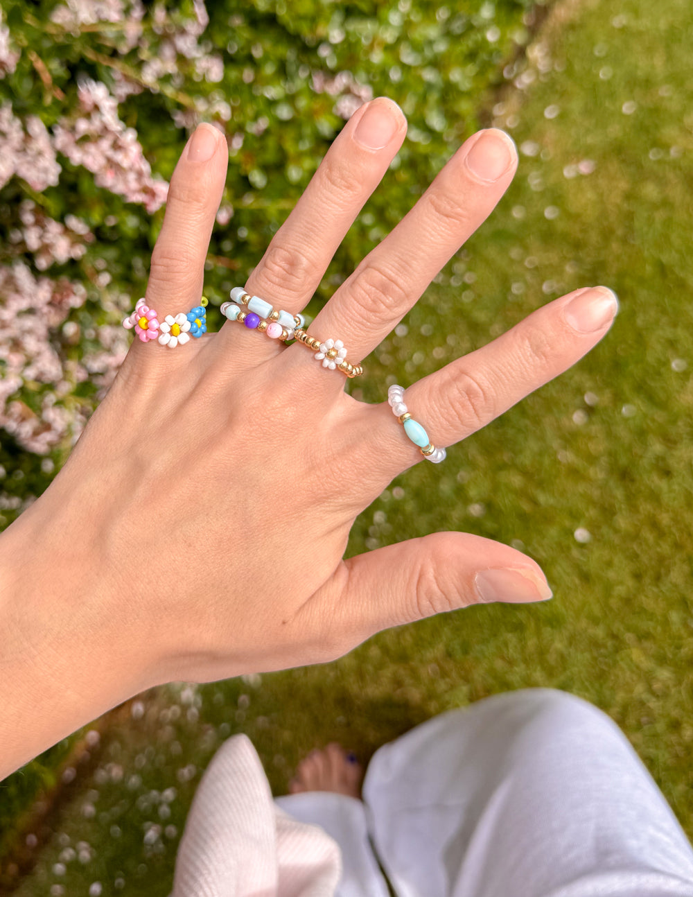 Elevated Faith Pastel Beaded Ring Set - AVBL MRKT (2)