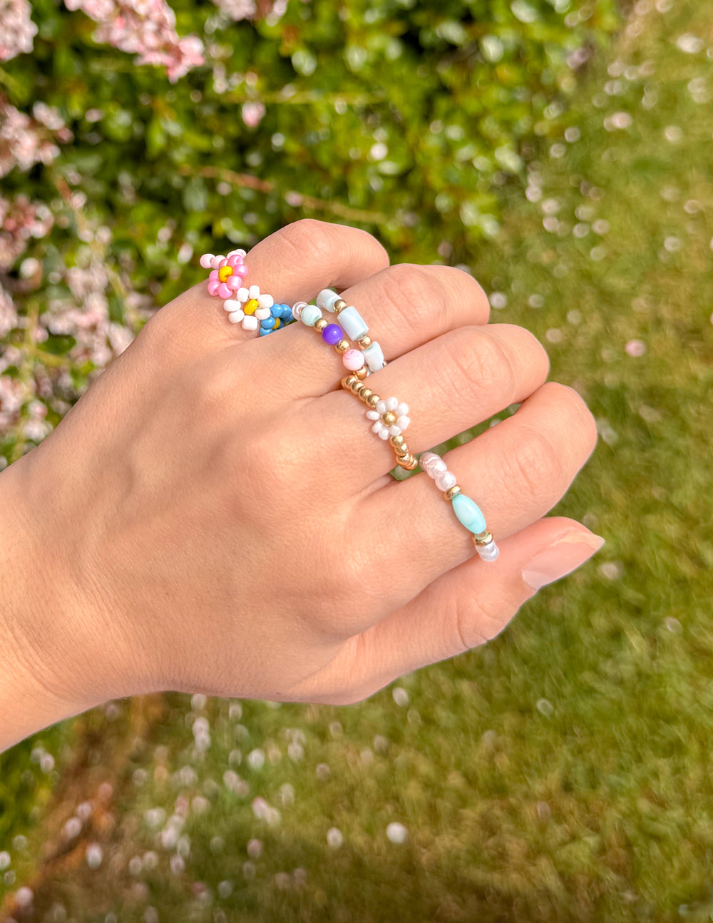 Elevated Faith Pastel Beaded Ring Set - AVBL MRKT (3)