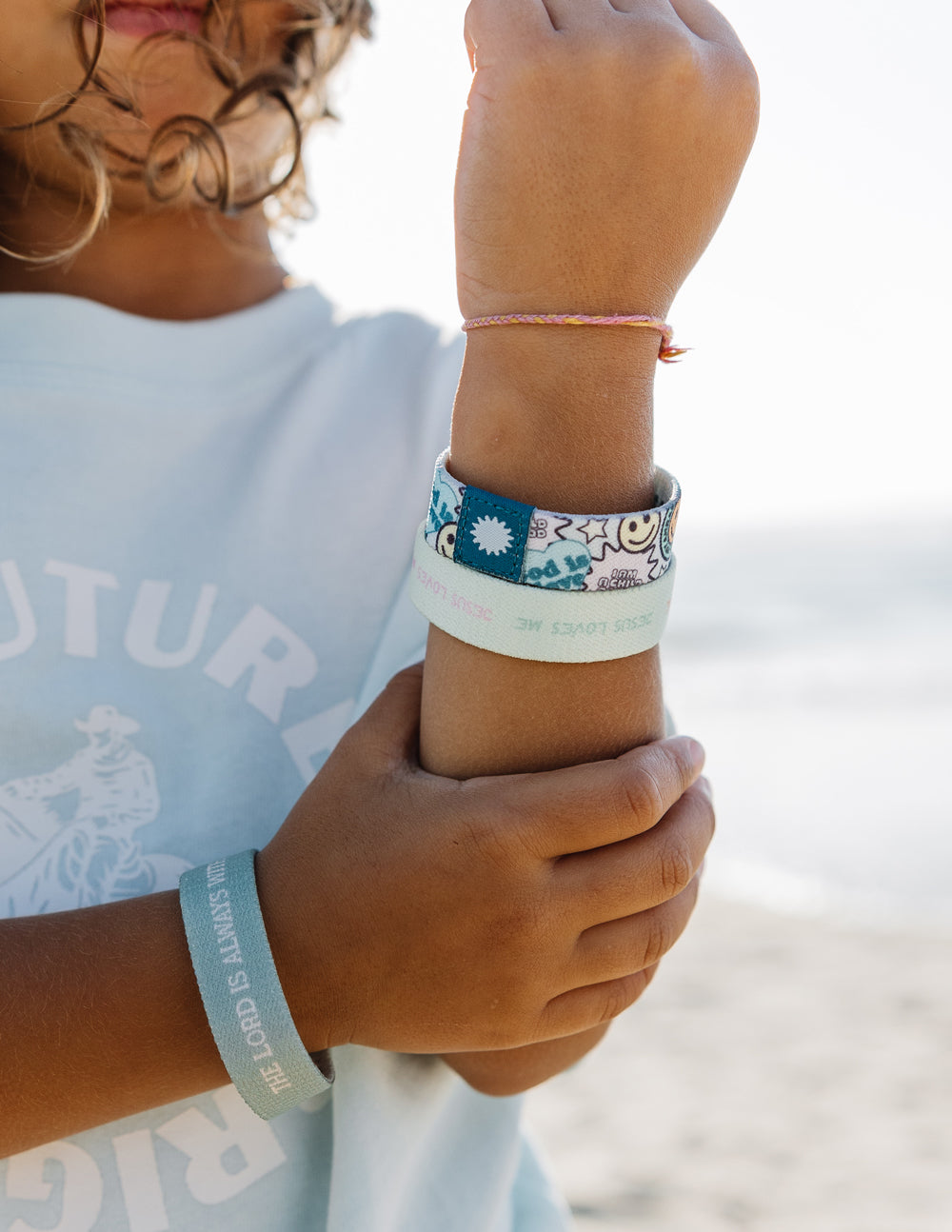 Elevated Faith Pastel Kids Reversible Wristband Pack - AVBL MRKT (4)