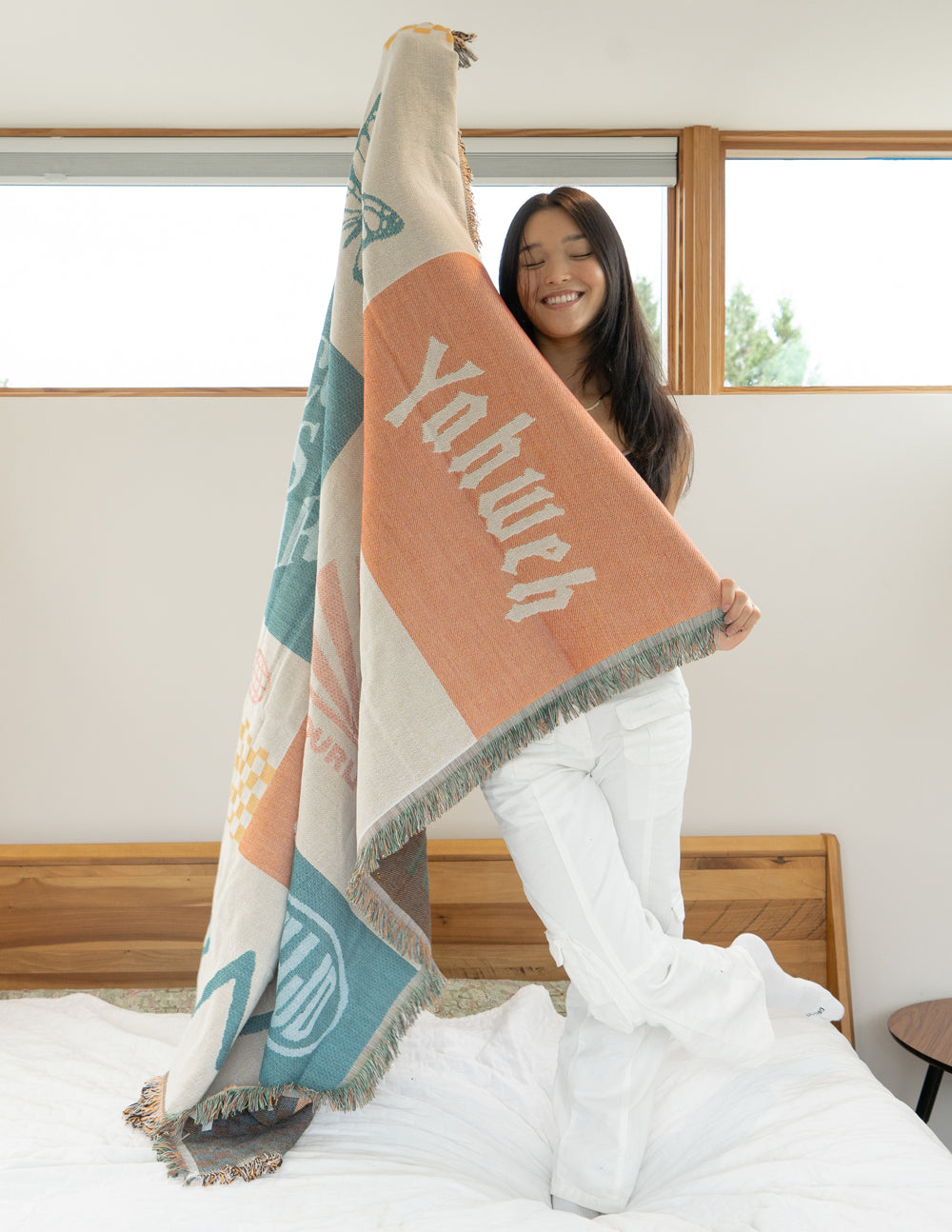 Elevated Faith Patchwork Throw Blanket - AVBL MRKT (3)