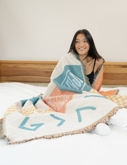 Elevated Faith Patchwork Throw Blanket - AVBL MRKT (8)