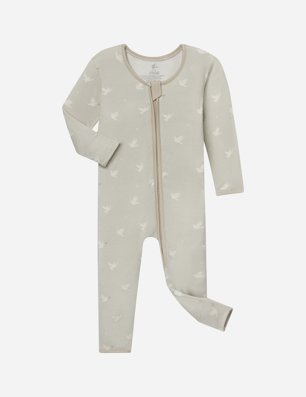 Elevated Faith Peace Bamboo Convertible Footed Onesie - AVBL MRKT (1)
