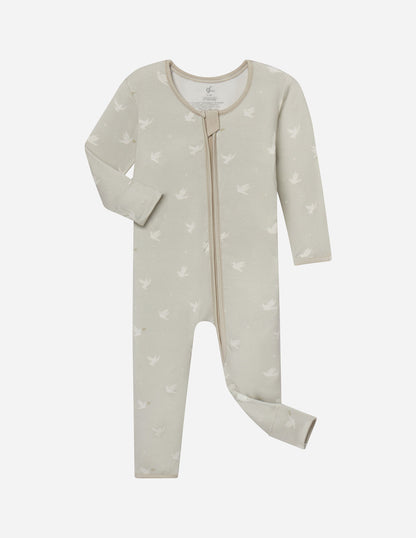 Elevated Faith Peace Bamboo Convertible Footed Onesie - AVBL MRKT (1)