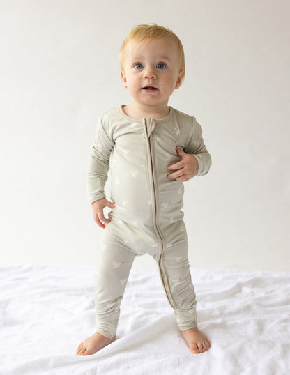 Elevated Faith Peace Bamboo Convertible Footed Onesie - AVBL MRKT (2)
