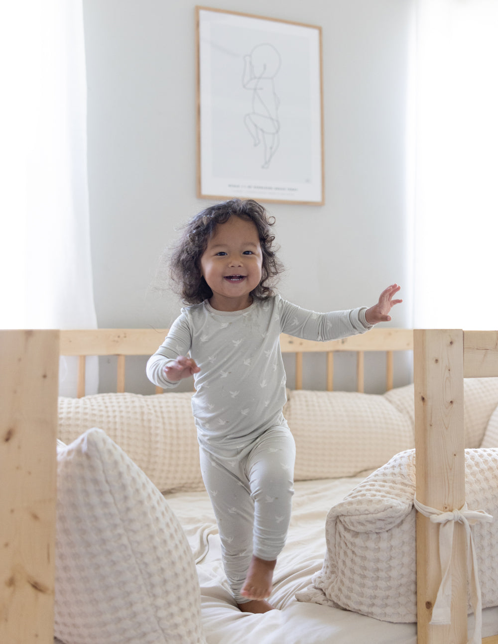 Elevated Faith Peace Bamboo Kids Pajama Set - AVBL MRKT (9)