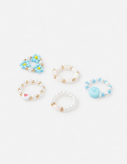 Elevated Faith Peace Beaded Ring Set - AVBL MRKT (1)
