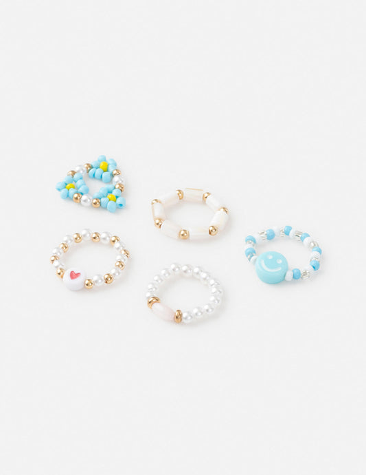 Elevated Faith Peace Beaded Ring Set - AVBL MRKT (1)