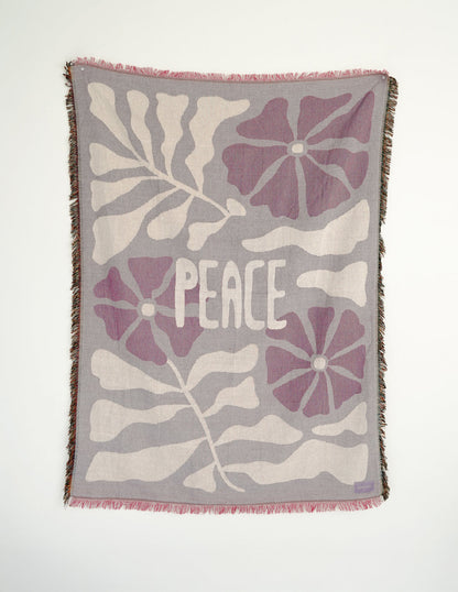 Elevated Faith Peace Throw Blanket - AVBL MRKT (1)