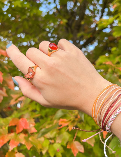 Elevated Faith Pink Enamel Butterfly Ring - AVBL MRKT (2)