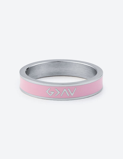 Elevated Faith Pink Enamel Highs and Lows Ring - AVBL MRKT (1)
