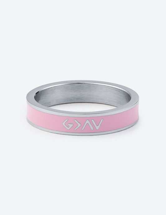 Elevated Faith Pink Enamel Highs and Lows Ring - AVBL MRKT (1)
