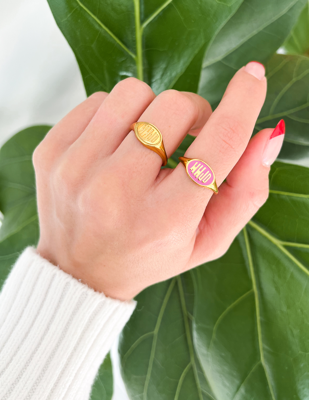Elevated Faith Pink Enamel WWJD Ring - AVBL MRKT (3)