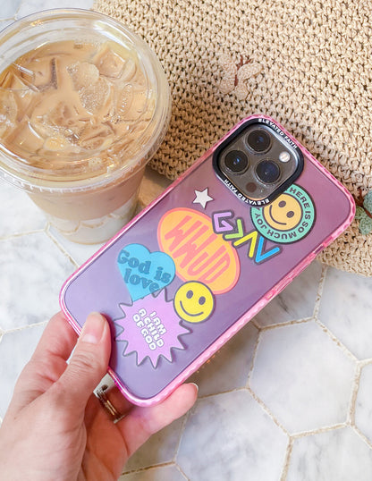 Elevated Faith Pink Sticker Collage Phone Case - AVBL MRKT (3)
