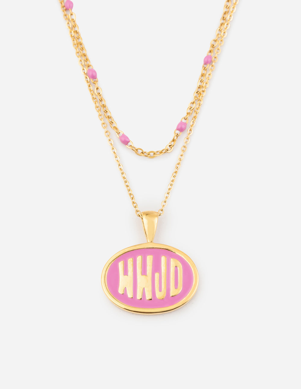 Elevated Faith Pink WWJD Necklace Set - AVBL MRKT (1)