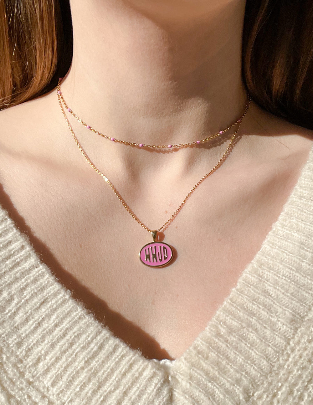 Elevated Faith Pink WWJD Necklace Set - AVBL MRKT (3)