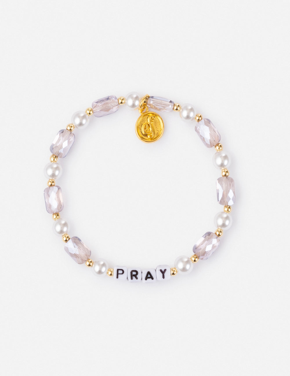 Elevated Faith Pray Pearl Letter Bracelet - AVBL MRKT (1)