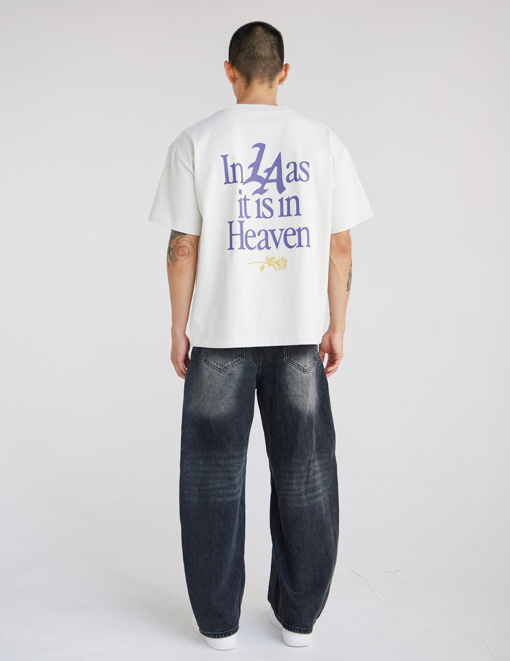 Elevated Faith Pray for Los Angeles Heavyweight Tee - AVBL MRKT (2)
