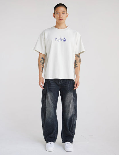 Elevated Faith Pray for Los Angeles Heavyweight Tee - AVBL MRKT (6)